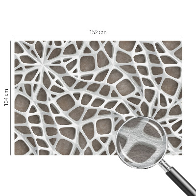 Vlies fotobehang op maat Geometrisch netwerk