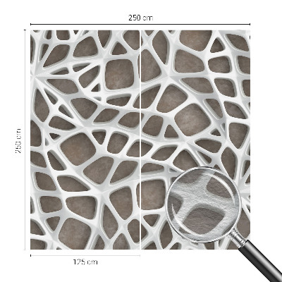 Vlies fotobehang op maat Geometrisch netwerk