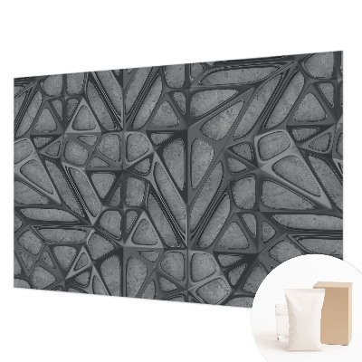 Behang met print met geometrische patronen