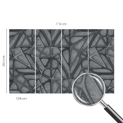 Behang met print Geometrische patronen