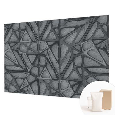 Behang met print met geometrische patronen