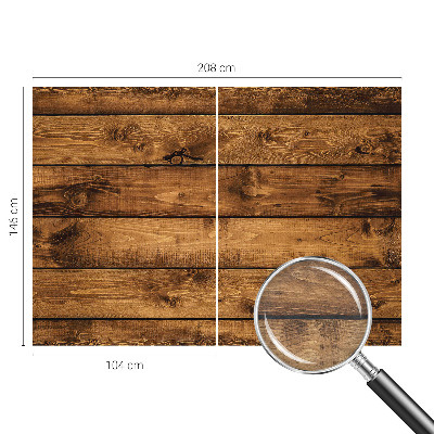 Fotobehang met print van houten planken