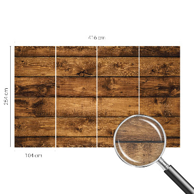 Fotobehang Houten planken