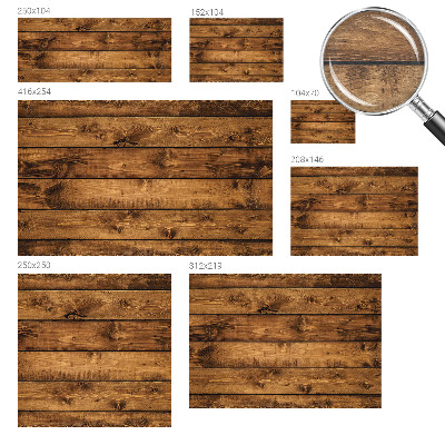 Fotobehang met print van houten planken