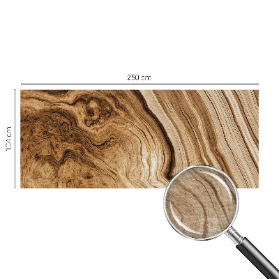 Muurbehang met houtnerfprint