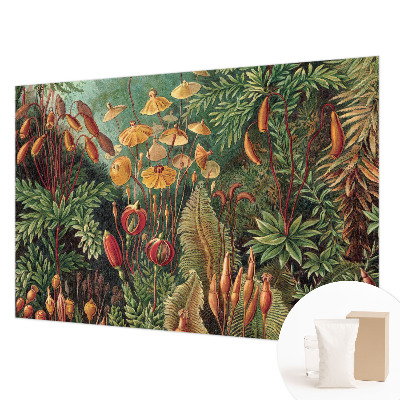 Fotobehang op maat met een exotische tuinscène