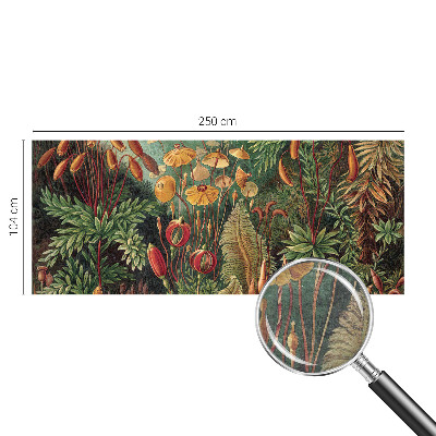 Fotobehang op maat met een exotische tuinscène