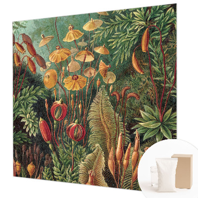 Fotobehang op maat met een exotische tuinscène