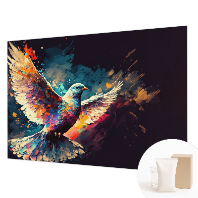 Foto behang op maat Kleurrijke vogel