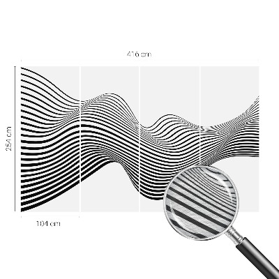Premium fotobehang Dynamische abstractie