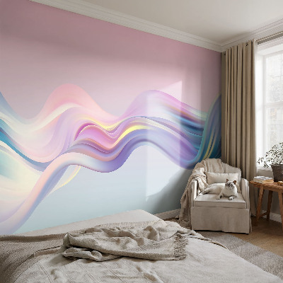 Fotobehang woonkamer Kleurrijke golven