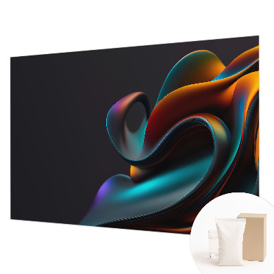 Fotobehang slaapkamer Kleurrijke werveling