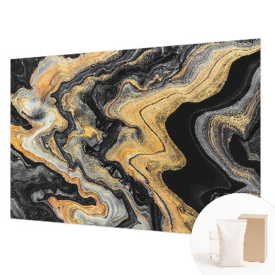Fotobehang voor de slaapkamer met een caleidoscoop van lijnen