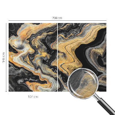 Fotobehang voor de slaapkamer caleidoscoop van lijnen