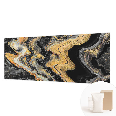 Fotobehang voor de slaapkamer met een caleidoscoop van lijnen