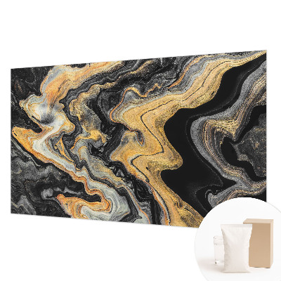 Fotobehang voor de slaapkamer met een caleidoscoop van lijnen