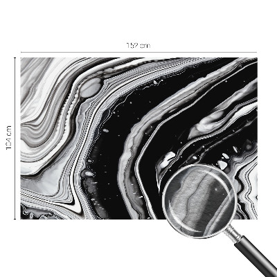 Modern fotobehang voor de woonkamer Monochromatische golven