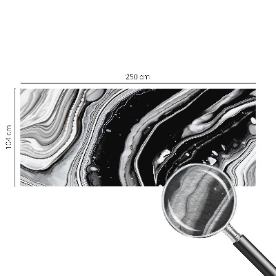 Modern fotobehang voor de woonkamer Monochromatische golven