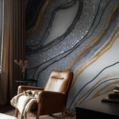 Modern fotobehang Steengolven