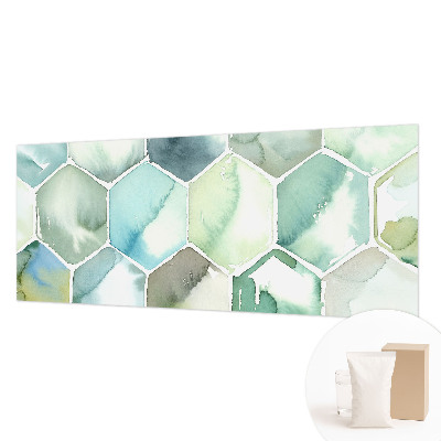 Luxe fotobehang Pastelkleurige zeshoeken
