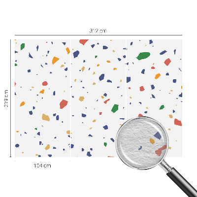 Hoogwaardig fotobehang Regenboogstukjes