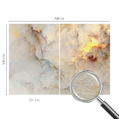 Kwalitatief fotobehang met een kleurrijk landschap