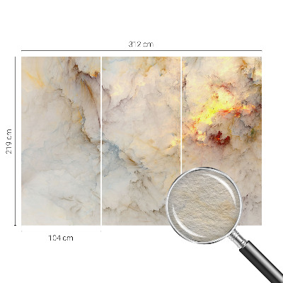 Kwalitatief fotobehang met een kleurrijk landschap