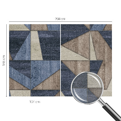 Vlies fotobehang met geometrische patronen