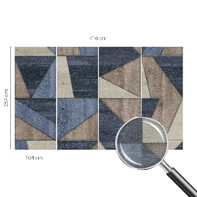 Vlies fotobehang met geometrische patronen