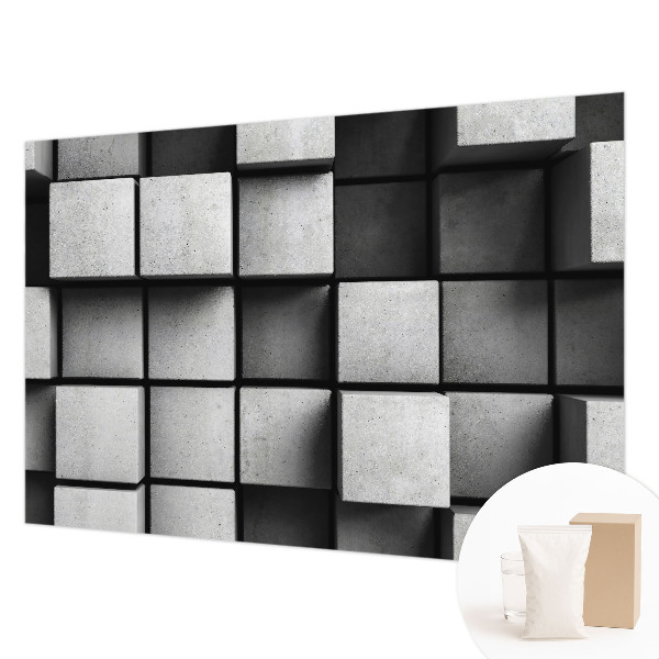 Uniek fotobehang Geometrische kubussen
