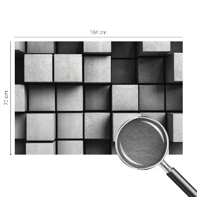 Uniek fotobehang Geometrische kubussen