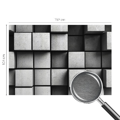 Uniek fotobehang Geometrische kubussen