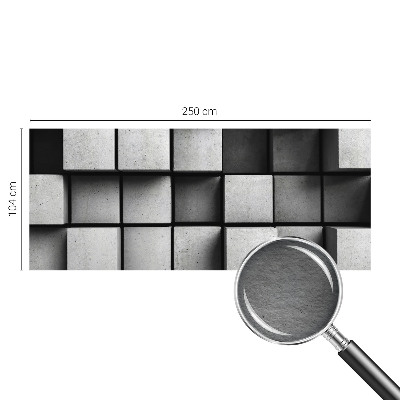 Uniek fotobehang Geometrische kubussen