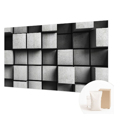 Uniek fotobehang Geometrische kubussen