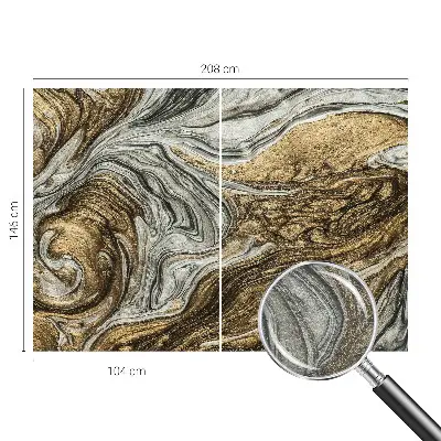 Fotobehang vliesbehang met abstracte wervelingen