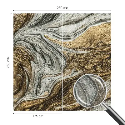 Fotobehang vliesbehang met abstracte wervelingen