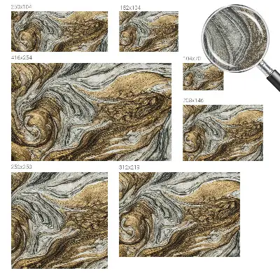 Fotobehang vliesbehang met abstracte wervelingen