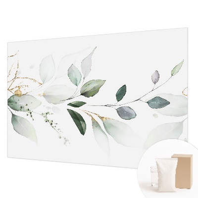 Vlies fotobehang op maat Groene bladeren