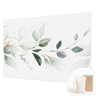 Vlies fotobehang op maat Groene bladeren
