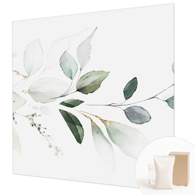 Vlies fotobehang op maat Groene bladeren