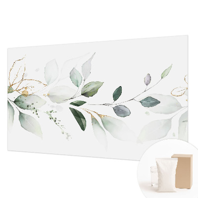 Vlies fotobehang op maat Groene bladeren