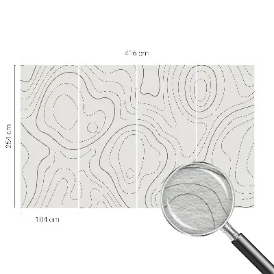 Vliesbehang fotobehang woonkamer met motief van vloeistofleidingen