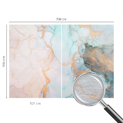 Muur behang Aquarel golven