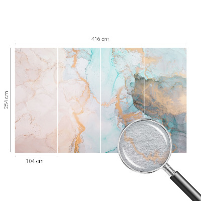 Muur behang Aquarel golven