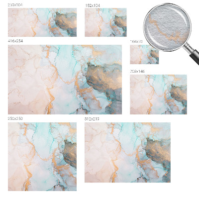 Muur behang Aquarel golven