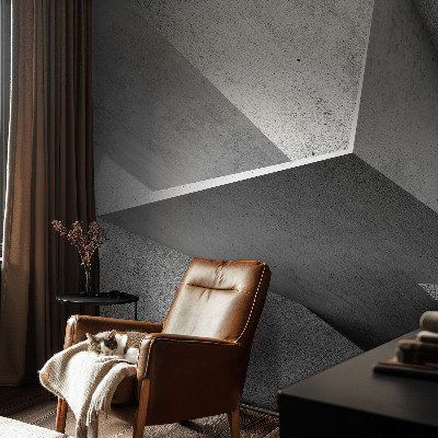 Fotobehang met geometrische structuren