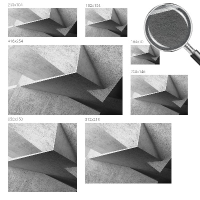 Fotobehang met geometrische structuren