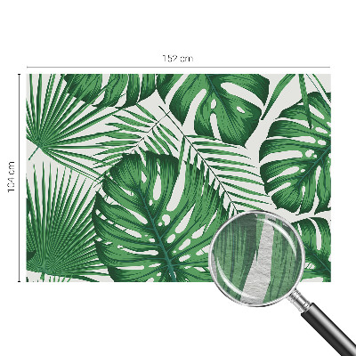 Behang met print Tropische bladeren