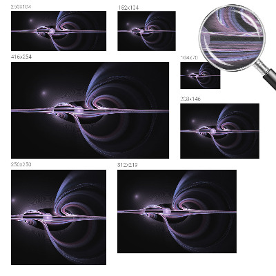 Fotobehang naadloos Kosmische abstractie