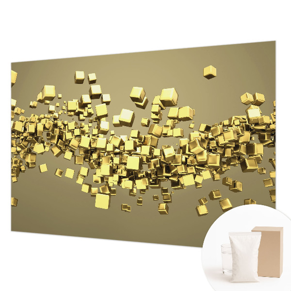 Fotobehang voor slaapkamer Creatieve kubussen